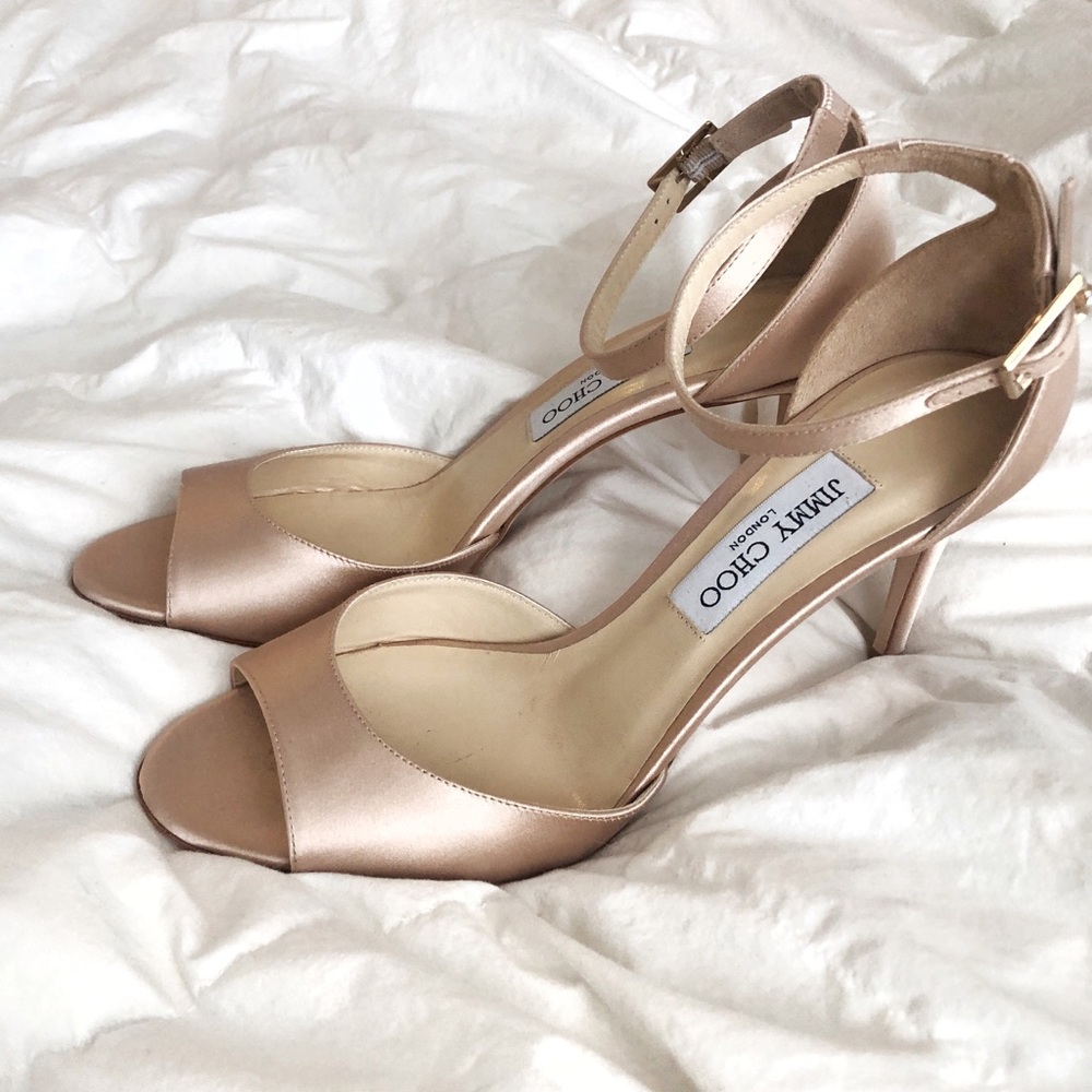Jimmy Choo Satin Annie Pumps